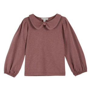 Emile et Ida - Picote Organic Cotton T-Shirt | Dark Purple