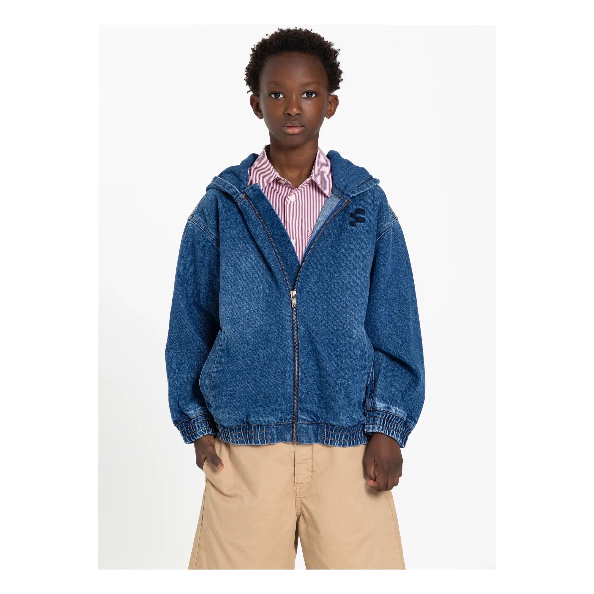 Finger in the nose - Ulrik Denim Jacket | Blue