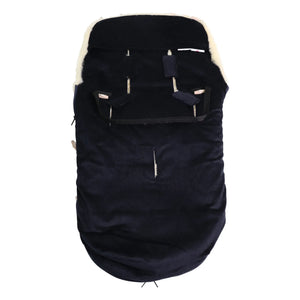Kaiser - Filius Lamb Leather Universal Stroller Cover | Navy Blue