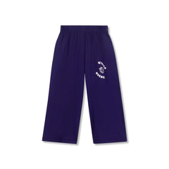 Wynken - Organic Cotton Wide Leg Pants | Navy Blue