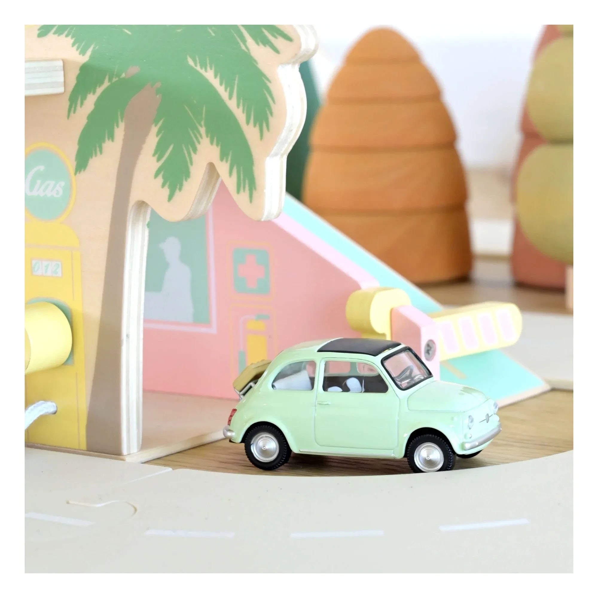 Norev - 1965 Fiat 500 araba | Yeşil