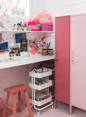 Mustard Made - Slim Metal Cabinet | Blush