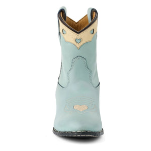 Copenhagen Colors - Short Cowboy Boots - Copenhagen Colors X Bootstock | Light Blue