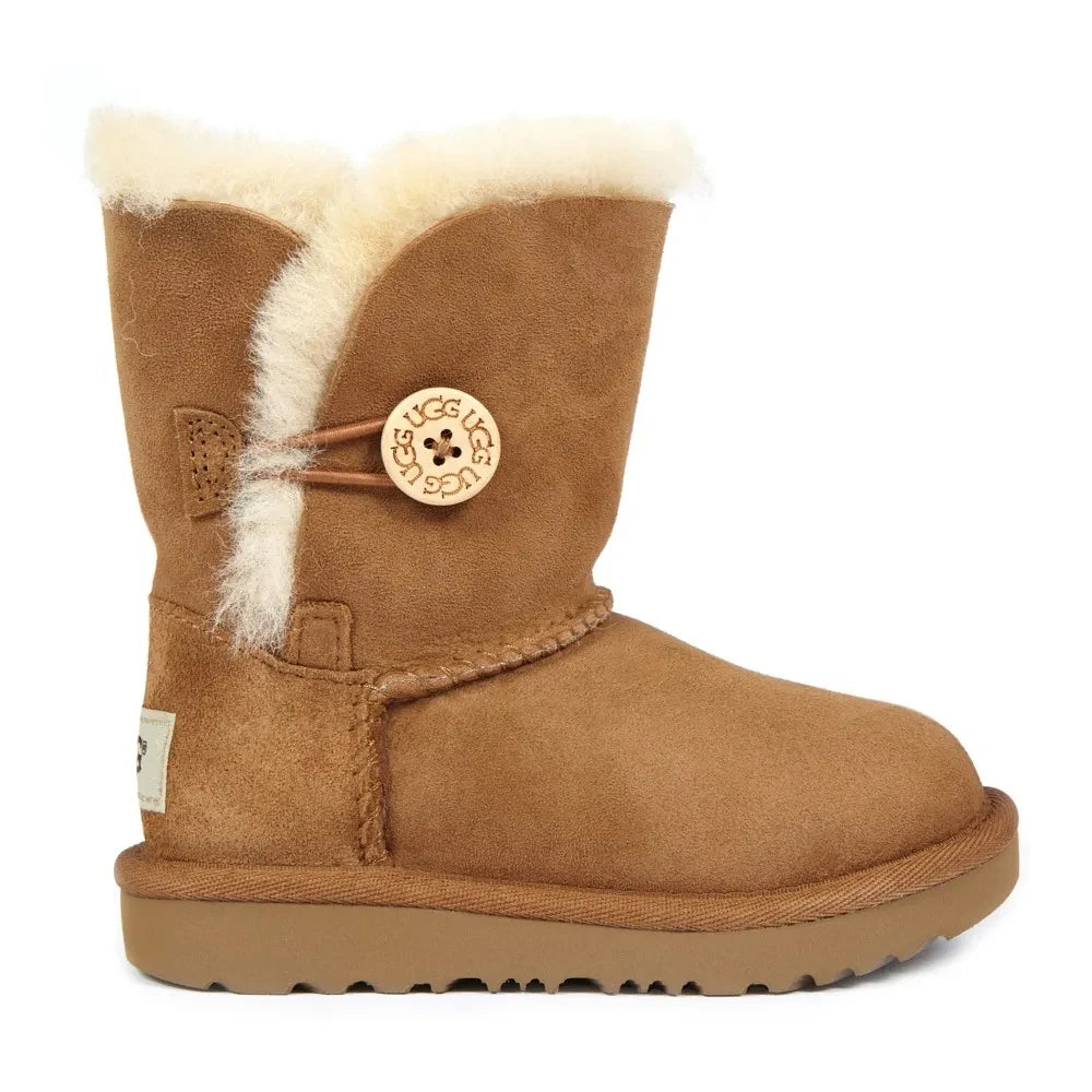 UGG - Bailey Button II Shearling-Lined Suede Boots | Camel