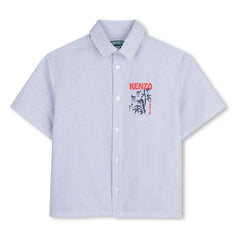 Kenzo - Kenzo Garden Striped Oxford Shirt | Light Blue