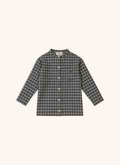Studio Bohème - Jim Vichy Organic Cotton Shirt | Gray