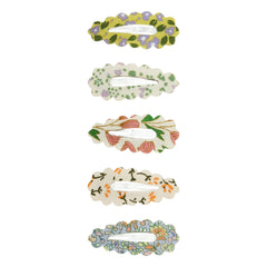 Mimi & Lula - 5-Piece Spring Festoon Hair Clip Set | Ecru