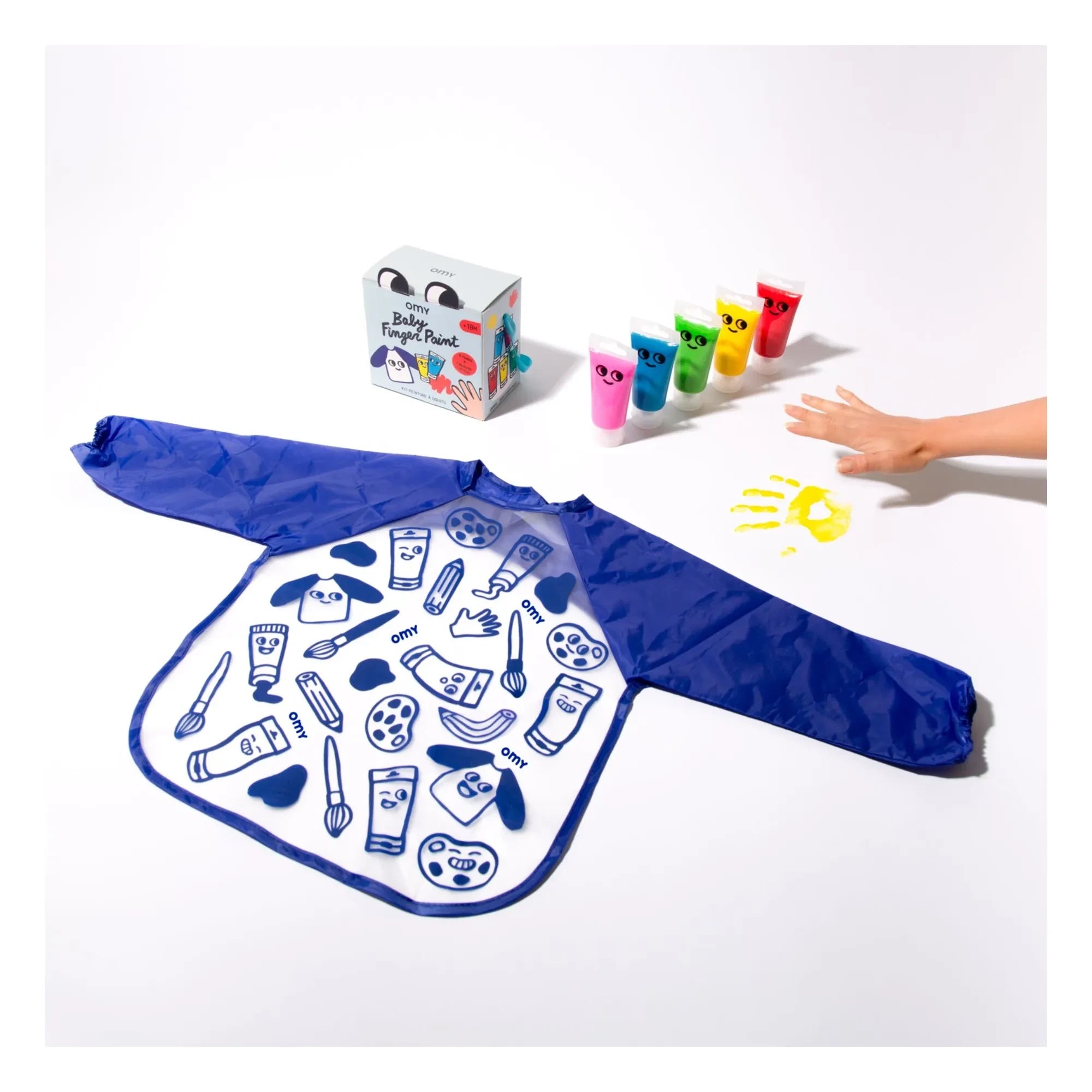 Omy - Finger Paint Set - 5 Tubes