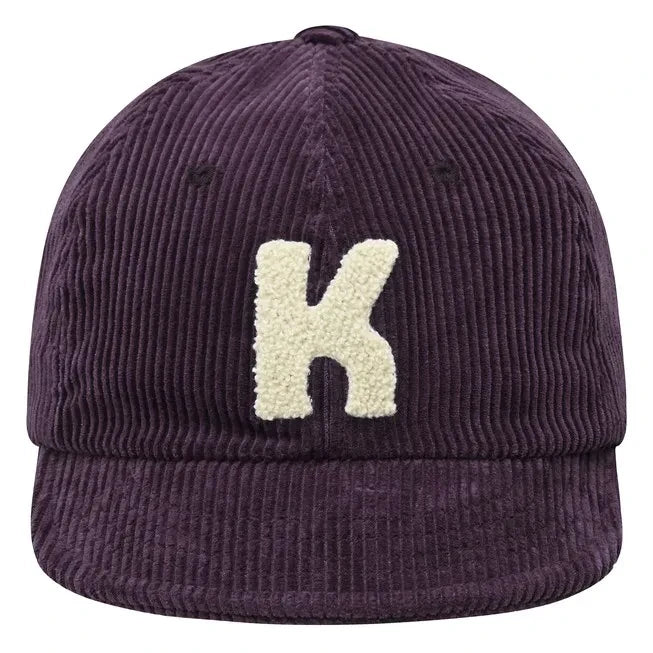 Kappy - Kadife Logo Şapka | Mor