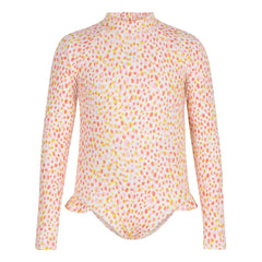 Petit Bateau - Polka Dot Long Sleeve Swimsuit | Pink