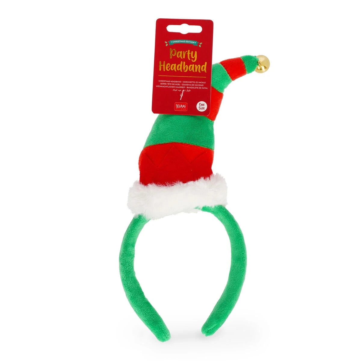 Legami - Christmas Headband Elf Hat - Party Headband