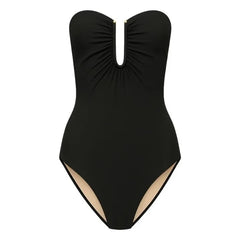 Vanessa Sposi - Le Loop Metal One-Piece Swimsuit | Black