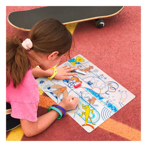 Superpetit - 5 Felt-tip Sports Painting Sets