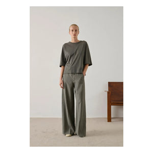 Soeur - Helsinki Cotton T-Shirt | Dark Gray