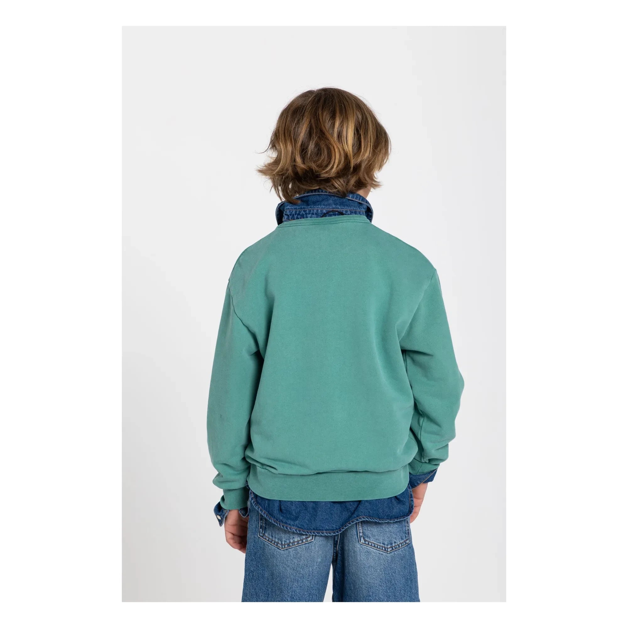 Hundred Pieces - Ryde Wheelers Organic Cotton Sweatshirt | Emerald Green