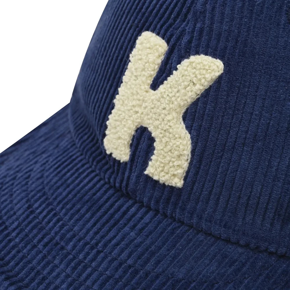 Kappy - Kadife Logo Şapka | Mavi