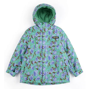 Bobo Choses - Fleurie Geri Dönüştürülmüş Elyaf Kayak Montu | Turkuaz
