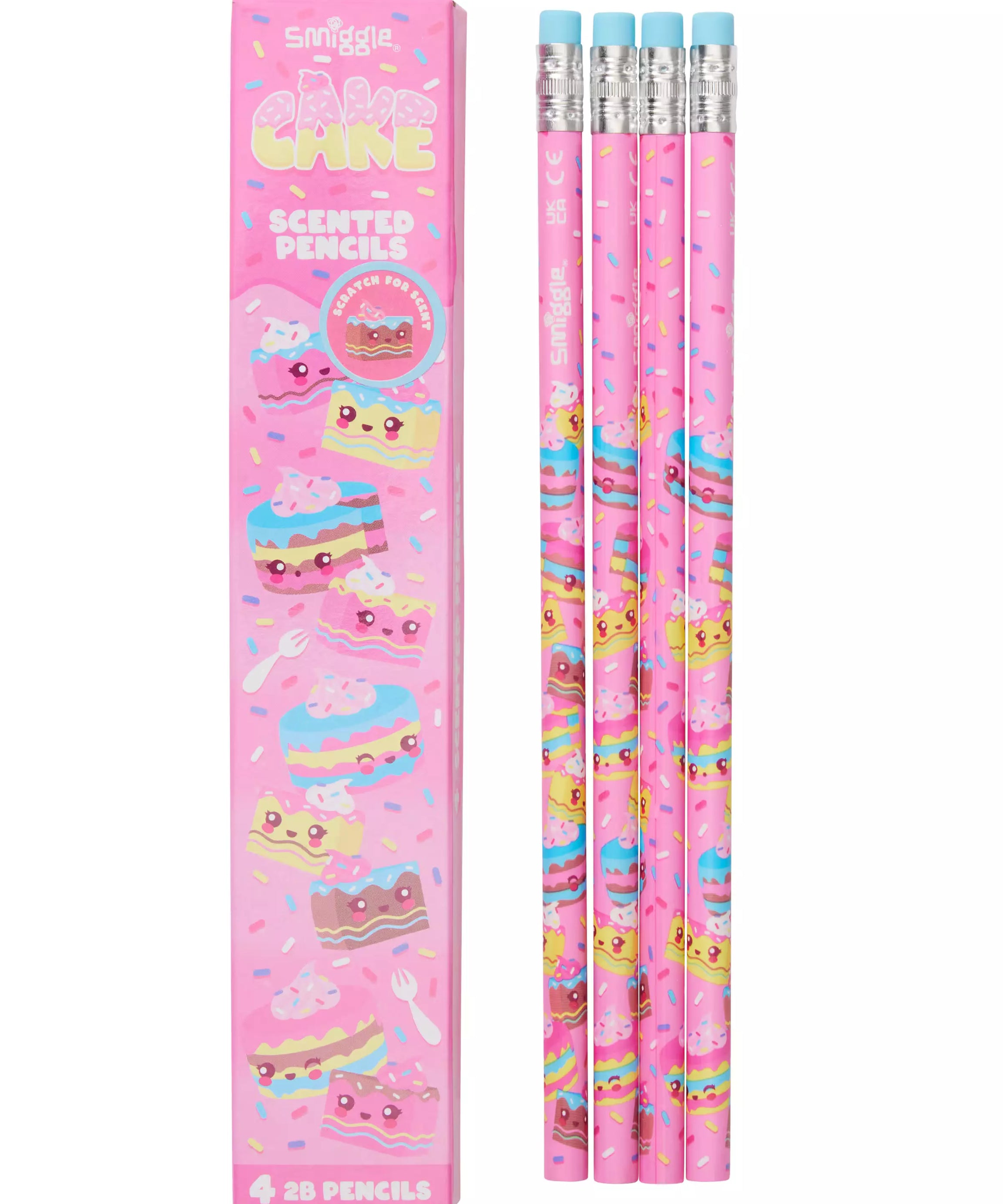 Smiggle - Scented 4-piece Pencil Set