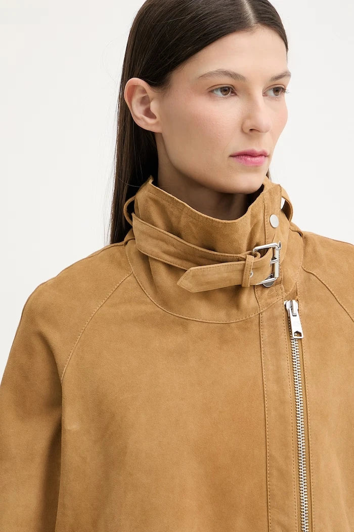 AllSaints kadın süet rocker ceket RHODES