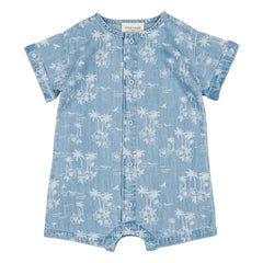 Louis Louise - Hawaii Denim Jumpsuit | Light Blue