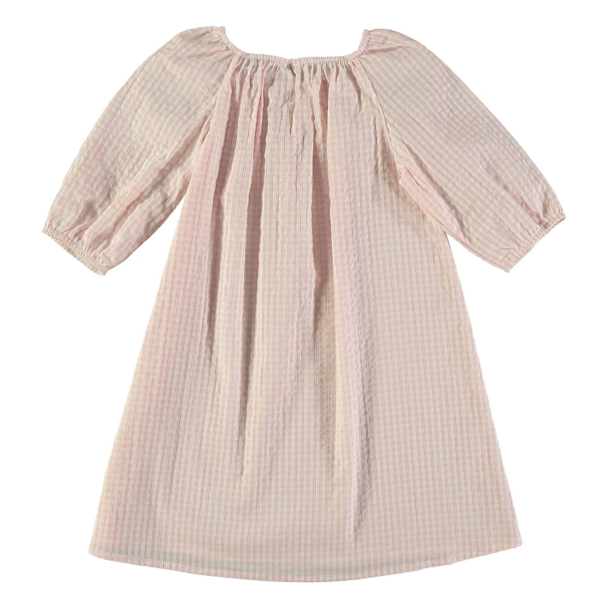 Risu Risu - Ostuni Vichy Organic Cotton Nightgown | Light Pink
