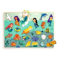 Djeco - Sea Wooden Puzzle