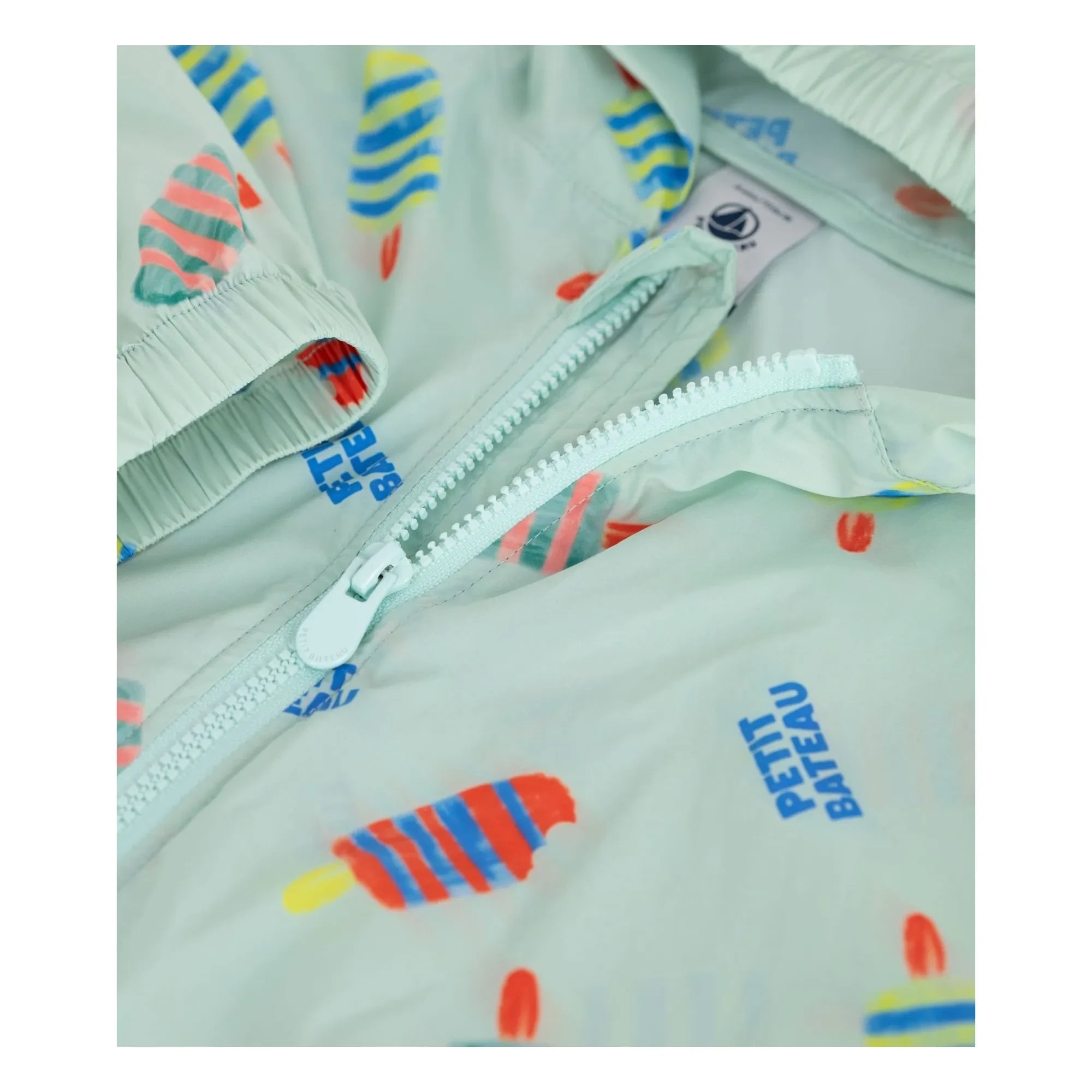Petit Bateau - Çiçek Desenli Rüzgarlık | Beyaz