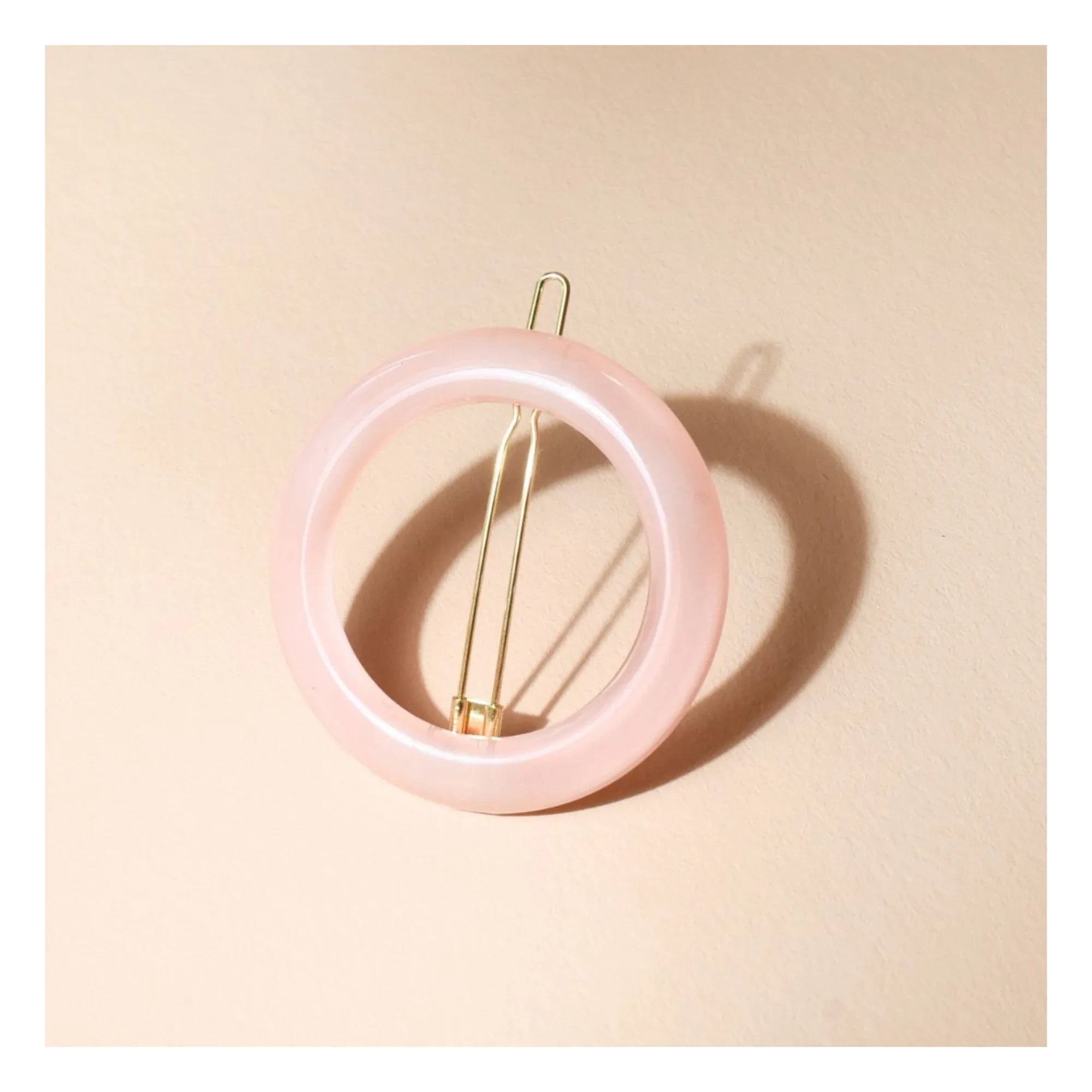 Bachca - Opaline Round Hair Clip | Pink