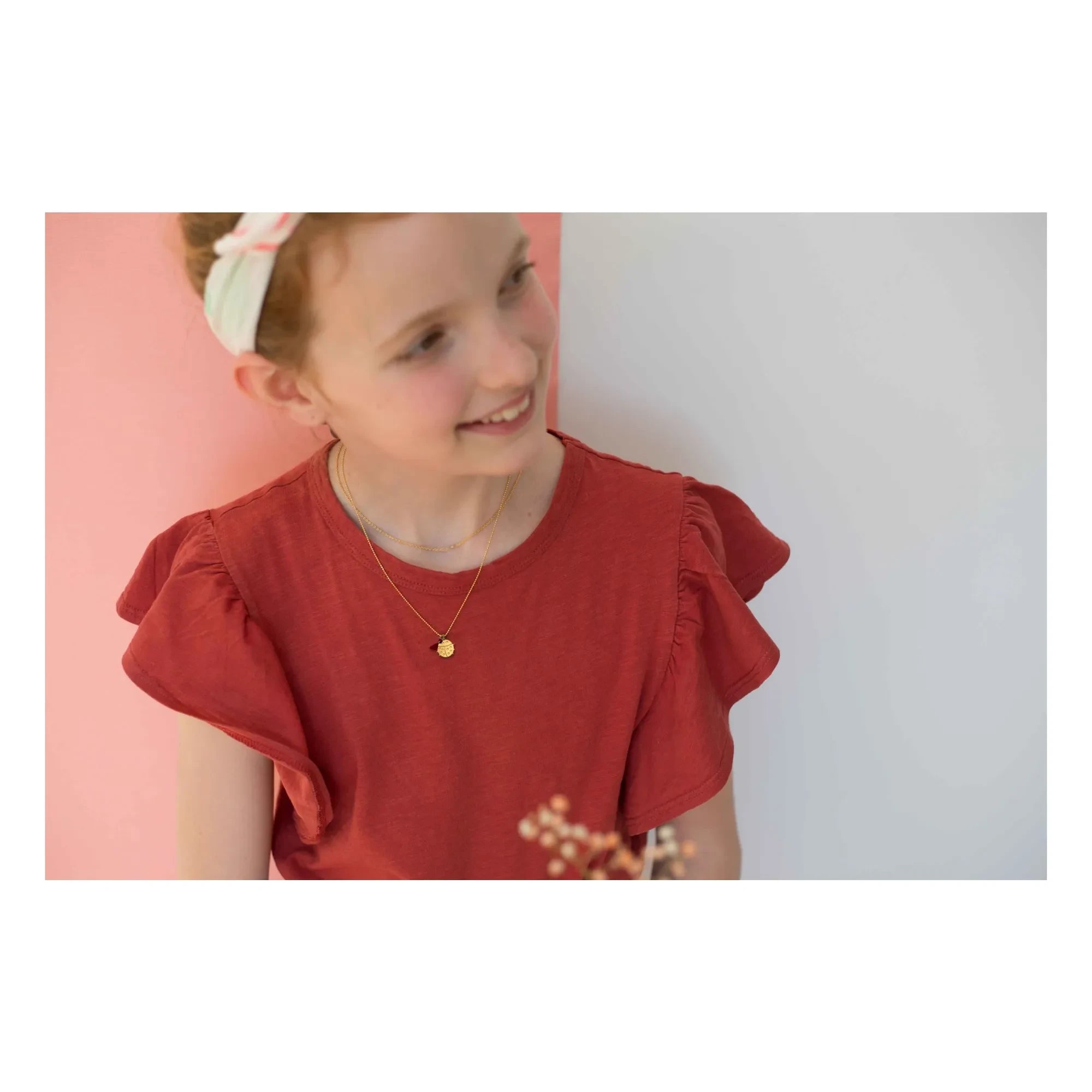 Adorabili - Ladybug Necklace | Gold