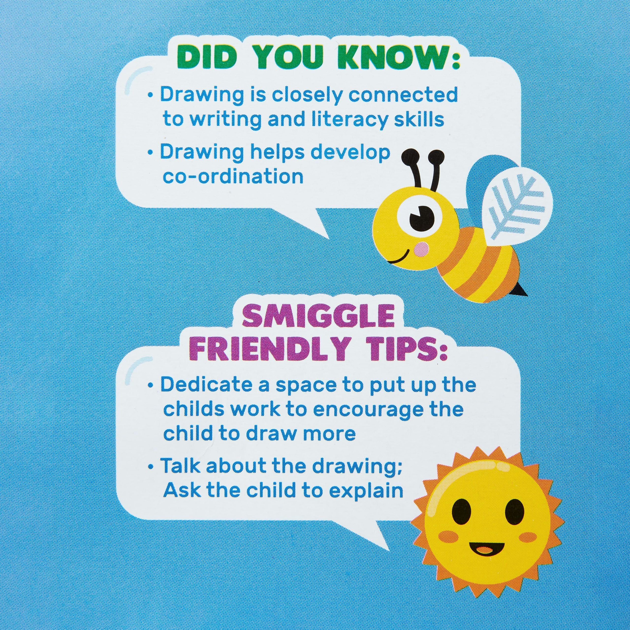 Smiggle - İlk Smiggle Jumbo Anaokulu Boya Kalemlerim-Dinossi