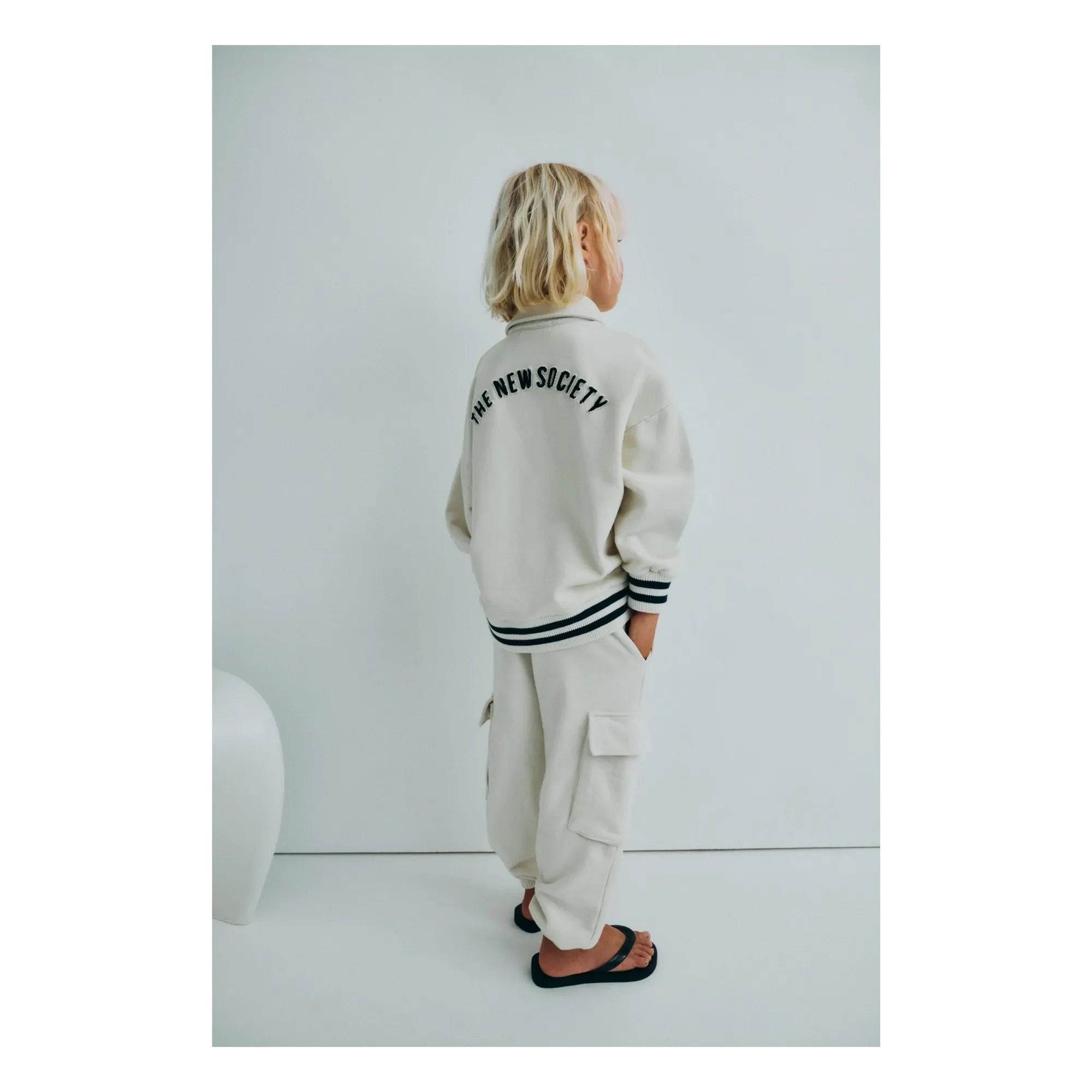 the new society - Jogger Cargo Finnia | Ecru