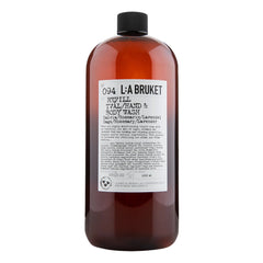 L:A BRUKET - 094 Refillable Hand and Body Soap Sage/Rosemary/Lavender 1000 ml