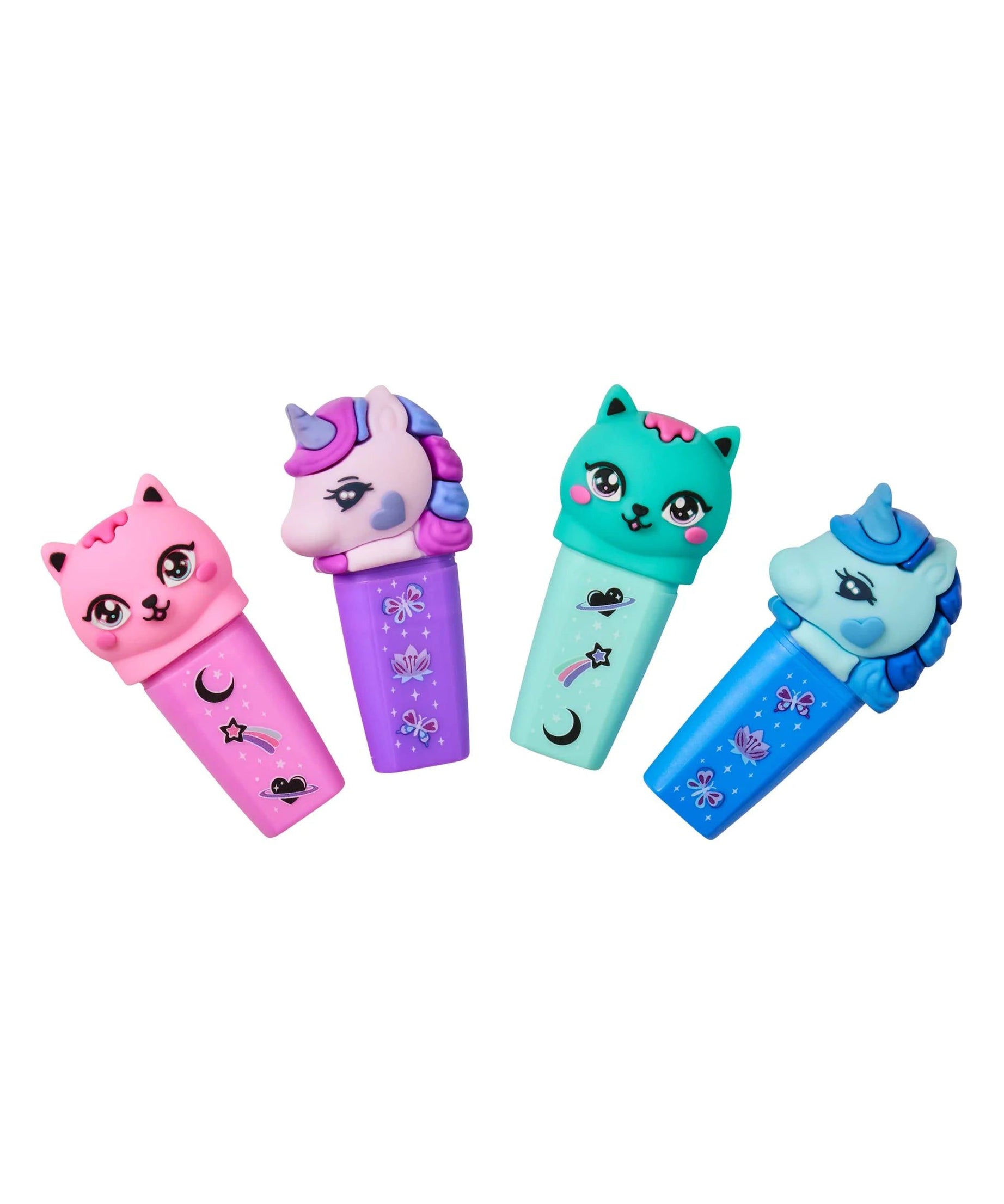Smiggle - Away Fosforlu Highlighter Kalem Paketi X4-Dinossi
