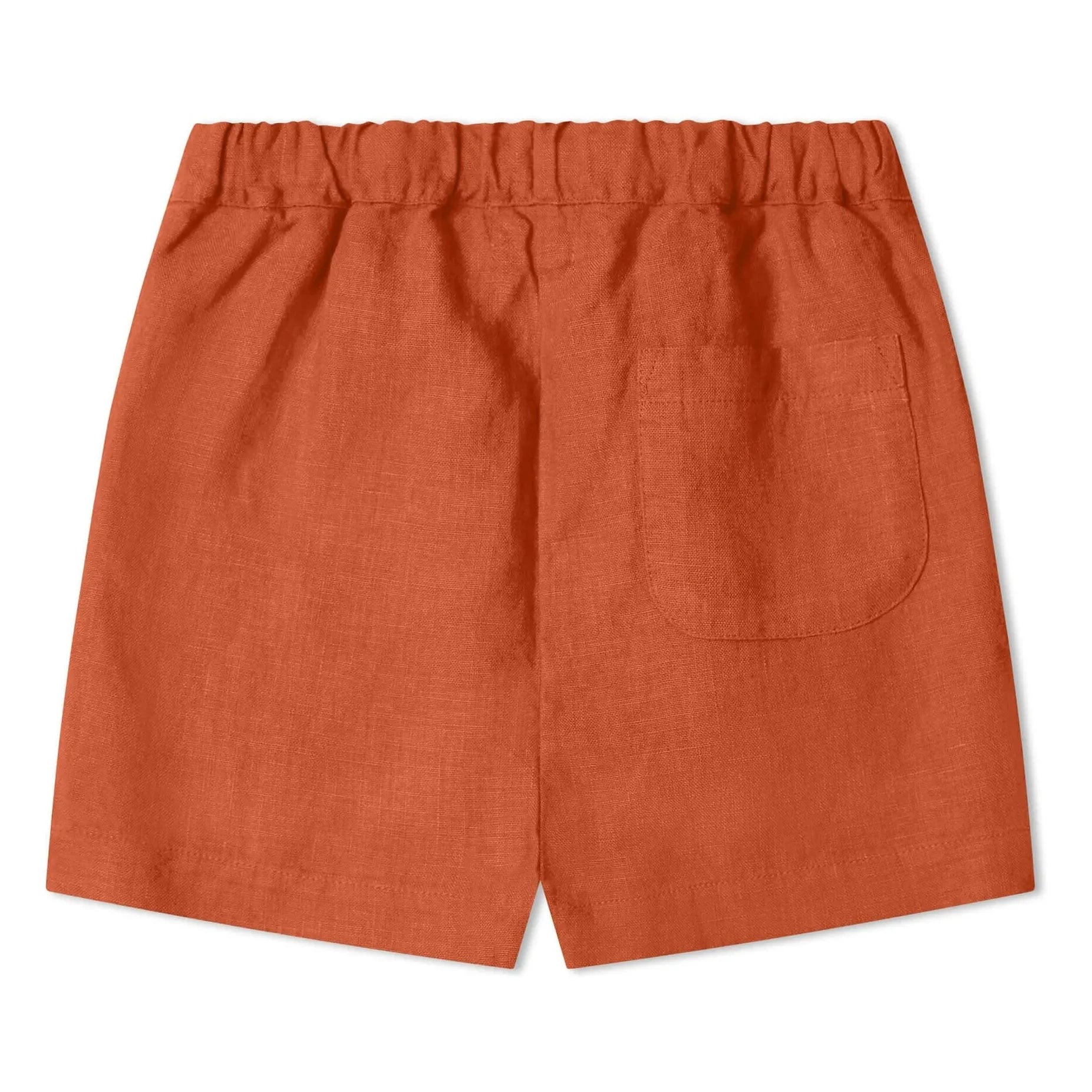 Matona - Classic Linen Shorts | Dark Blue