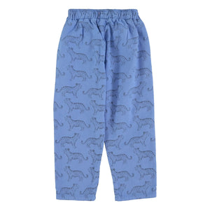 Piupiuchick - Tiger organic cotton pants | Blue