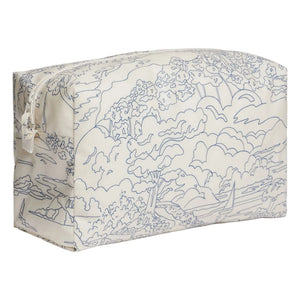 Bonpoint - G Paysage Organic Cotton Makeup Bag | Ecru