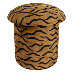 Doing Goods - Maya Kaplan embroidered pouf | Camel