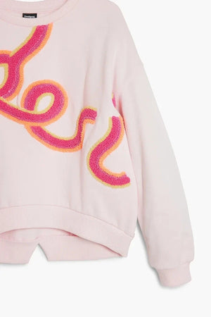 Desigual Çocuk Pamuklu Sweatshirt