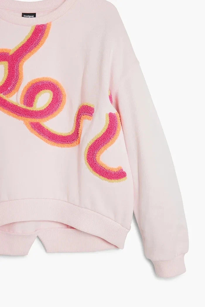 Desigual Çocuk Pamuklu Sweatshirt