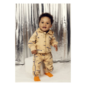 Mini Rodini - Alien City Organic Cotton Jogger | Beige