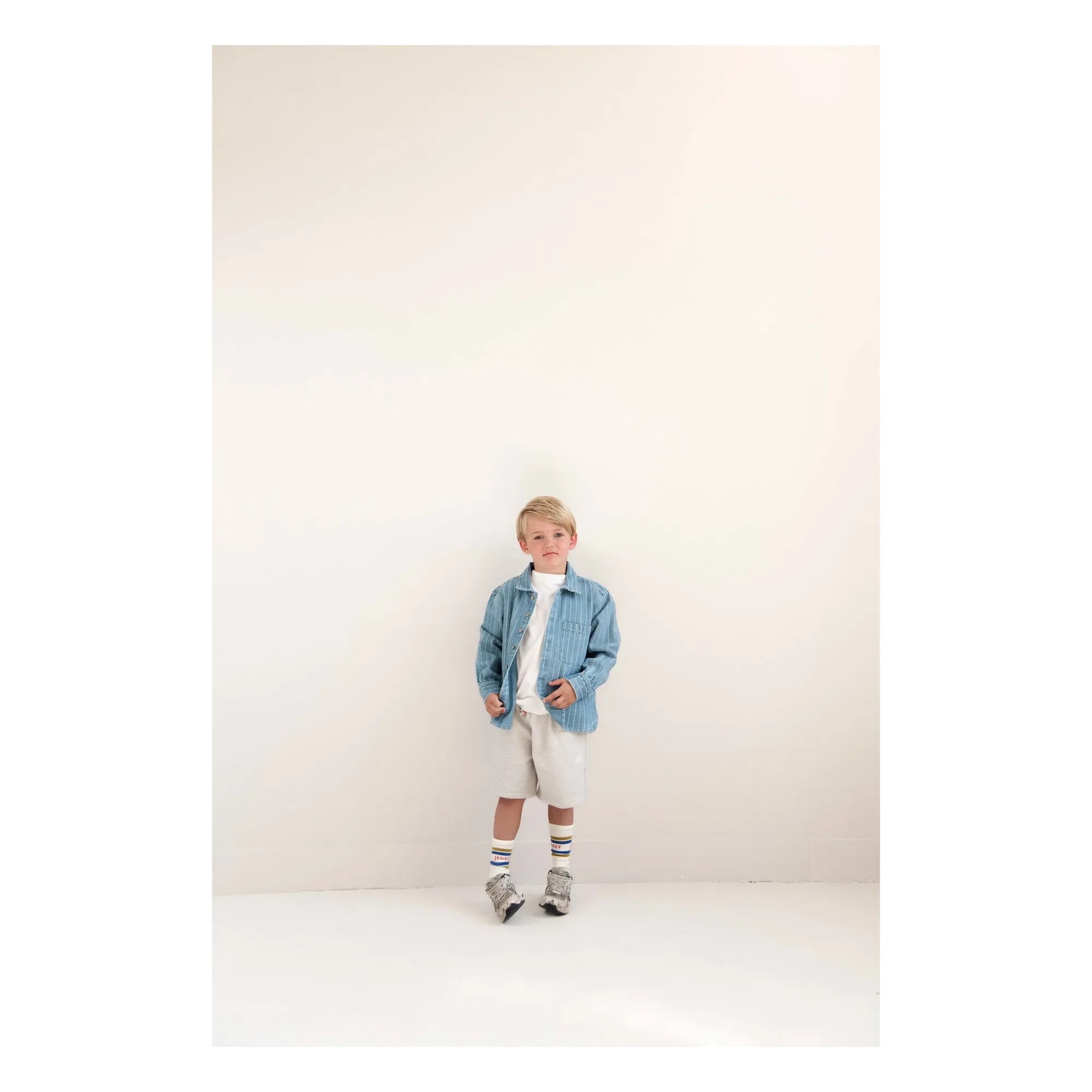 Jenest - Xavi Organic Cotton Shorts | Light gray