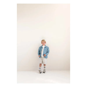 Jenest - Xavi Organic Cotton Shorts | Light gray
