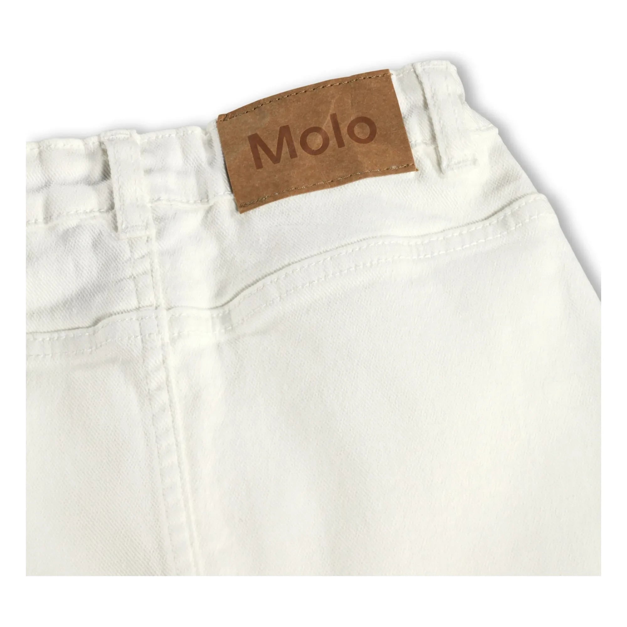 Molo - Denim Bera Skirt | White