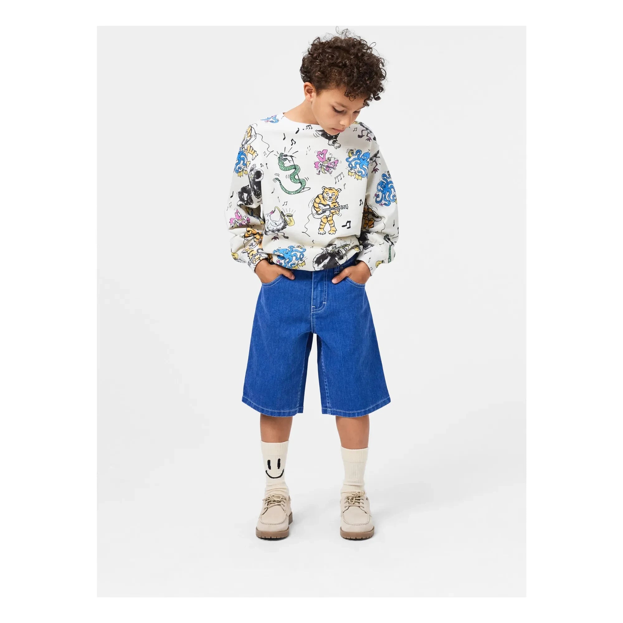 Molo - Bermuda Denim Art | Blue