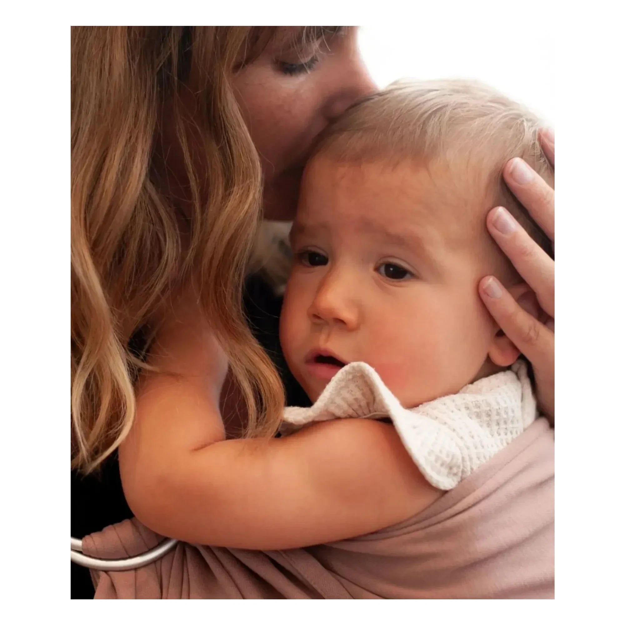 Mama Hangs - Organic Cotton Baby Swaddle | Terracotta