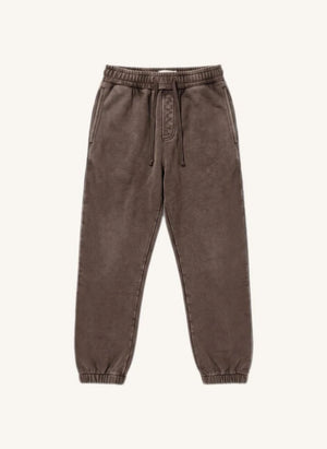 Finger in the nose - Organic Cotton Jogger Pants | Chocolate