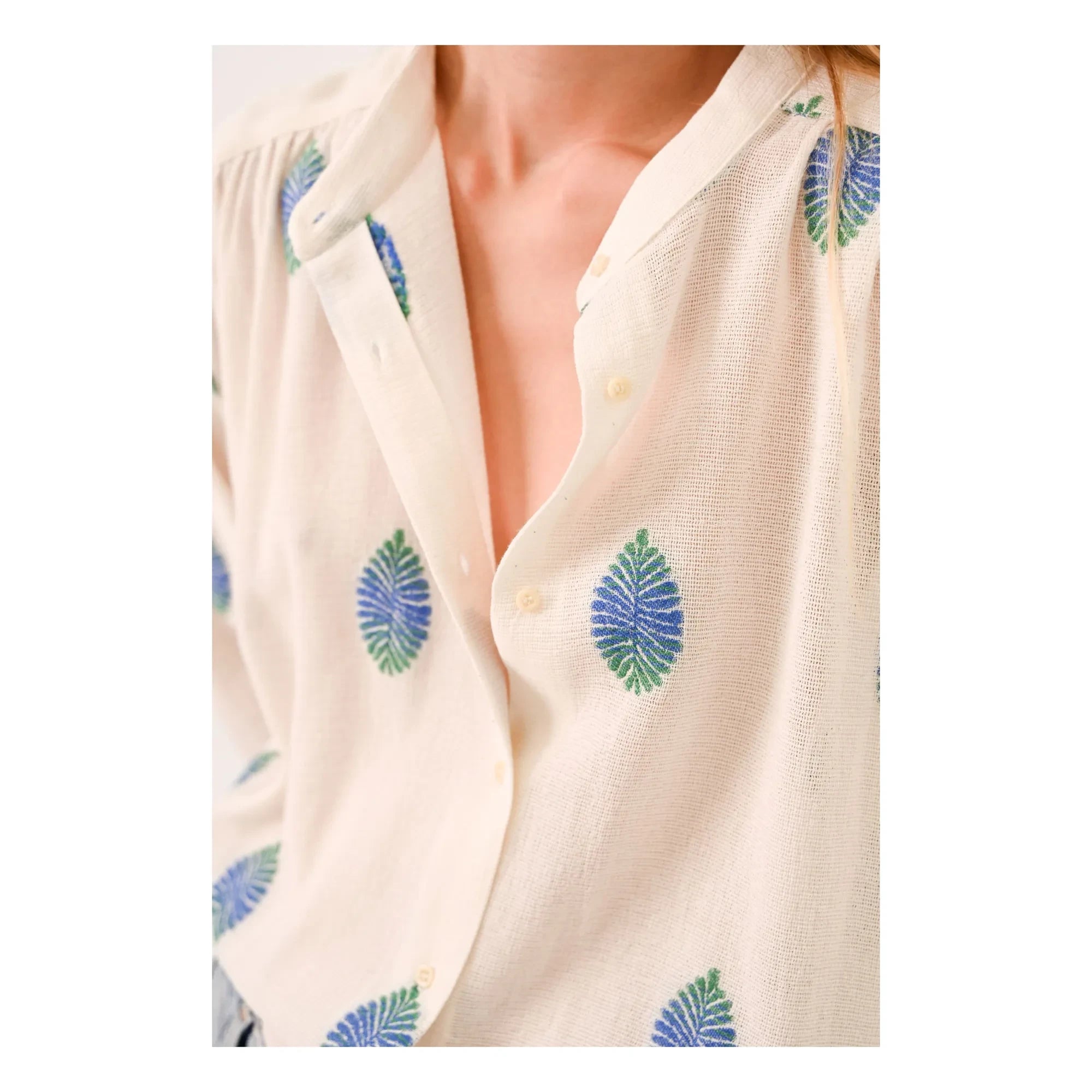 Sacrécoeur - Louisa Uxua Shirt | White