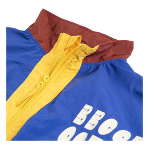 Bobo Choses - Color Block Recycled Fiber Tracksuit Jacket | Blue