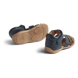 Wheat - Robbie Deri Sandals | Lacivert