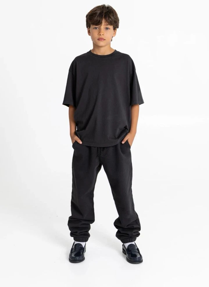 Smallable Kid - Rush Organic Cotton Jogger | Black